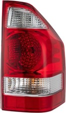 2003-2006 Mitsubishi Montero Pajero Shogun RH Black Tail Light Red Clear Lens