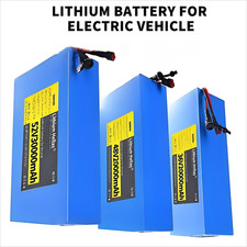 52V 48V 36V Electric Bicycle EBike Scooter Li-ion Battery 8Ah-20Ah With BMS