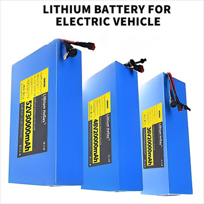 52V 48V 36V Electric Bicycle EBike Scooter Li-ion Battery 8Ah-20Ah  With BMS