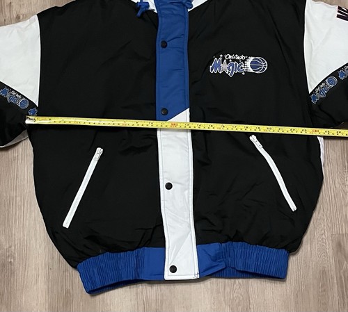 Neu mit Etikett Vintage 90er Pro Player Orlando Magic NBA gefütterte Jacke Large - Bild 7 von 17