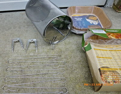 Replacement Rotisserie Basket & Parts Lot PowerXL Pro Air Fryer,  GLA-1005?
