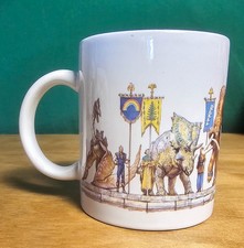 Vintage 1993 James Gurney Dinotopia Greenwich Workshop Coffee Mug Cup