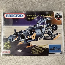 Meccano Erector Space X-Plorer Motorized 505 Parts New In Box Set #4840