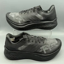 TYR Valkyrie Elite Carbon Mens 12 Race Running Training Shoes Triple Black NWOB!