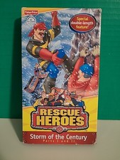 Rescue Heroes: Storm of the Century VHS Fisher Price