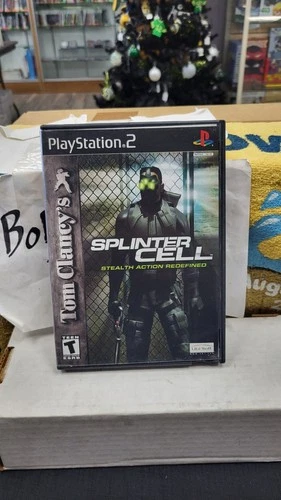 CIB TOM CLANCY'S SPLINTER CELL SONY PLAYSTATION 2 PS2 VIDEO GAME COMPLETE IN BOX