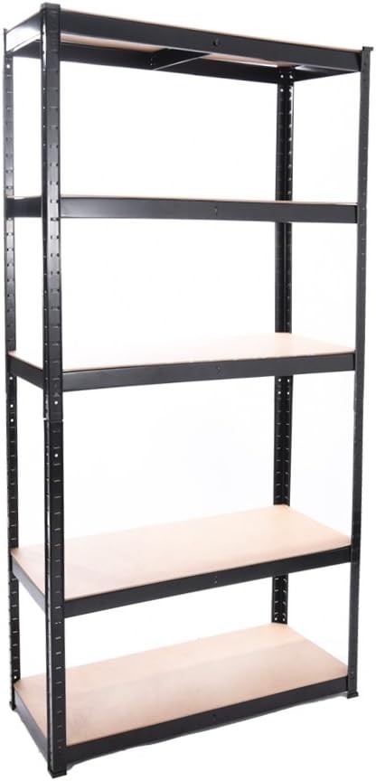 5-Tier Metal Garage Storage Shelves 1.5M Heavy Duty Racking