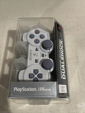NEW Official Playstation 1 PSone Light Gray Dualshock Controller PS1 Remote #