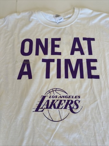 LOS ANGELES LAKERS 2012 Playoffs XL promo T-SHIRT one at a time - Picture 2 of 3