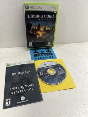 Turning Point: Fall of Liberty (Microsoft Xbox 360, 2008) COME WITH MANUAL