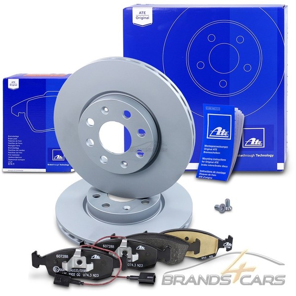 ATE Bremsscheiben Ø257 +BremsbelÄGe Vorne FÜR Fiat Punto 199-image