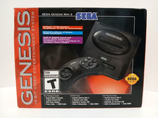 Sega Genesis Mini 2 Console NEW! MK-16310 Genesis+Sega CD (60 Games) HDMI Black