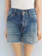 Pantalones Cortos Vaqueros Celine Skate Eléctricos Lavado al Cielo Talla US 24 NUEVOS CON ETIQUETAS