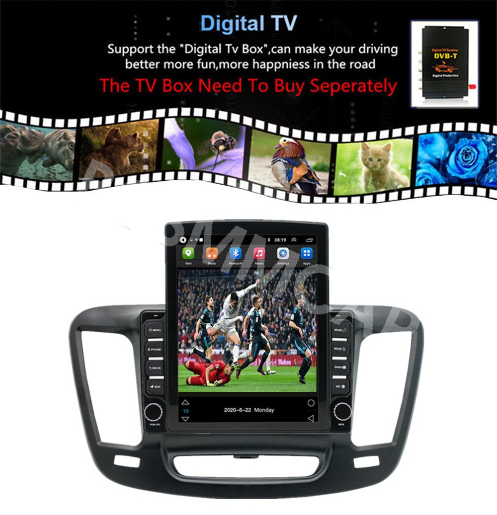 For 2015-2019 Chrysler 200 For Apple CarPlay Android Car Stereo Radio GPS SWC