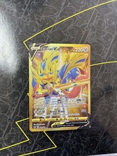 Carta Pokemon Spada e Scudo Zacian V Gold Secret rara full art 211/202 quasi nuova