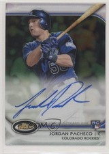 2012 Topps Finest Rookies Green Refractor /199 Jordan Pacheco #AR-JP Auto 06z2