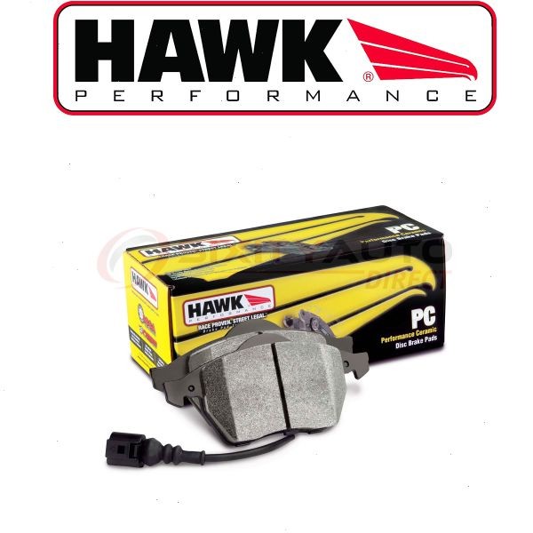 Hawk Front Disc Brake Pad Set for 1990-1992 Ferrari F40 - Braking Stopping gt