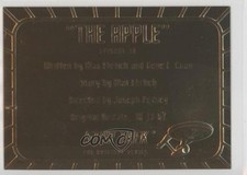 1998 SkyBox Star Trek: The Original Series Season 2 Gold Plaques Apple #G38 d8k