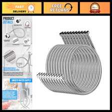10-Pack 24" Flexible Faucet Supply Lines 1/2" FIP, Stainless Steel Braided Hose