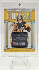 JuJu Smith-Schuster 2019 National Treasures Colossal Laundry Tag 1/1 Steelers 🔥