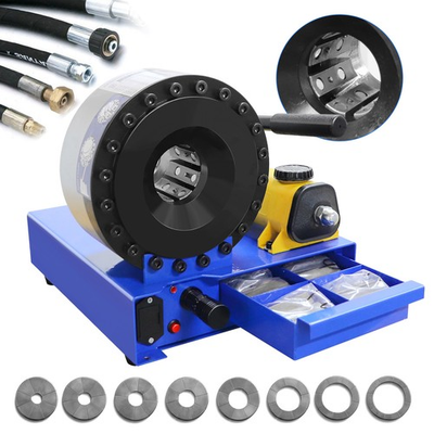 #ad Hose Crimper with 8 Sets Dies High Pressure Hydraulic Hose Crimping Handheld $459.00