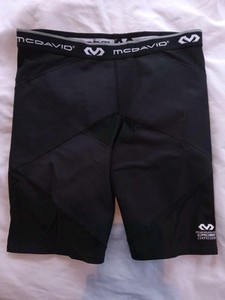 Hanes Underwear Men McDavid Men's Compression Shorts (Black