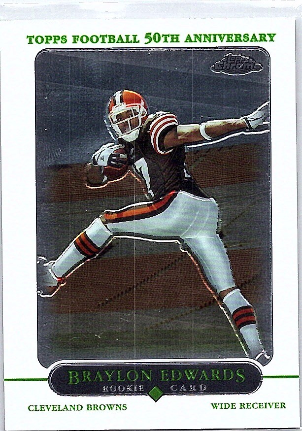 Braylon Edwards Topps Chrome #174 Base