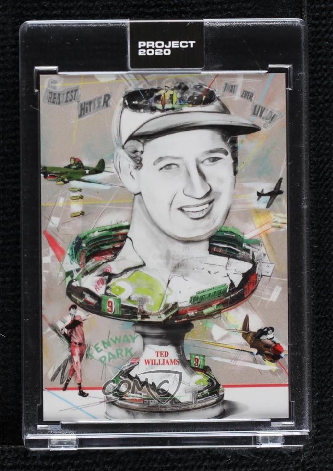 2020 Topps Project 2020 1954 Topps /4404 Ted Williams Andrew Thiele #158 HOF