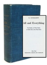 1950 Gurdjieff Beelzebub’s Tales to His Grandson Philosophy 1st Ed Fourth Way