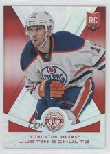 2013 Totally Certified Rookie Mirror Platinum Red 4/25 Justin Schultz #178 0f6