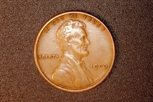 1909 VDB LINCOLN WHEAT CENT  - NICE XF  -  FREE SHIPPING!