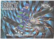 Nils Hoglander Canucks 2020-21 Metal Universe Net Deposits ND-4