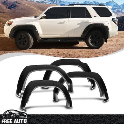 Side Fender Wheel Flares Fits 14-22 Toyota 4Runner Pocket Rivet Style Unpainted