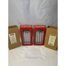 Longaberger Glass Candy Cane Ornament Set 714...