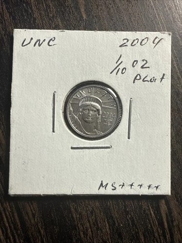2004 American Platinum Eagle — photo from the most recent tracked eBay sale