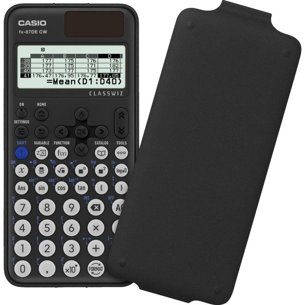 Casio FX-87DECW Classwiz Technisch Wissenschaftlicher Taschenrechner Schwarz-image