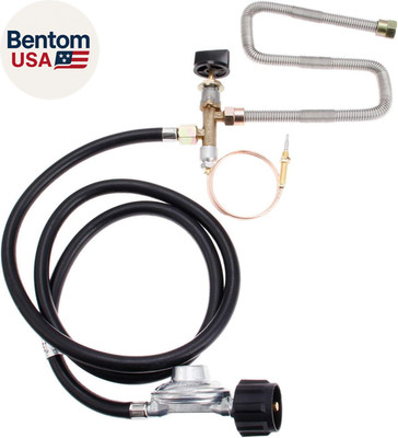 Propane Gas Fire Pit Fireplace Valve Control System Kit Assembly - Flame Failure