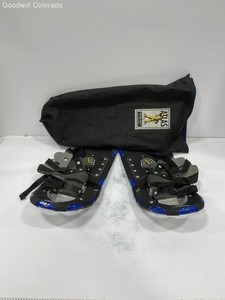 Atlas Unisex Snowshoes ADV500 Plus  Black Blue Metal Plastic Strap 