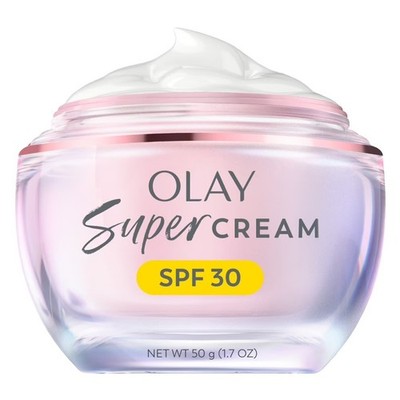 Olay Super Cream Face Moisturizer with Sunscreen SPF 30 Anti Aging 1.7oz