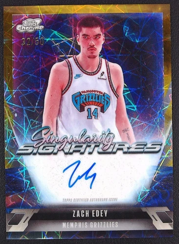 2025 Topps Cosmic Chrome Zach Edey Base (RAW)