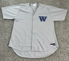 Vintage Vtg Don Alleson XL Shirt Baseball Jersey WASHINGTON SENATORS USA Made