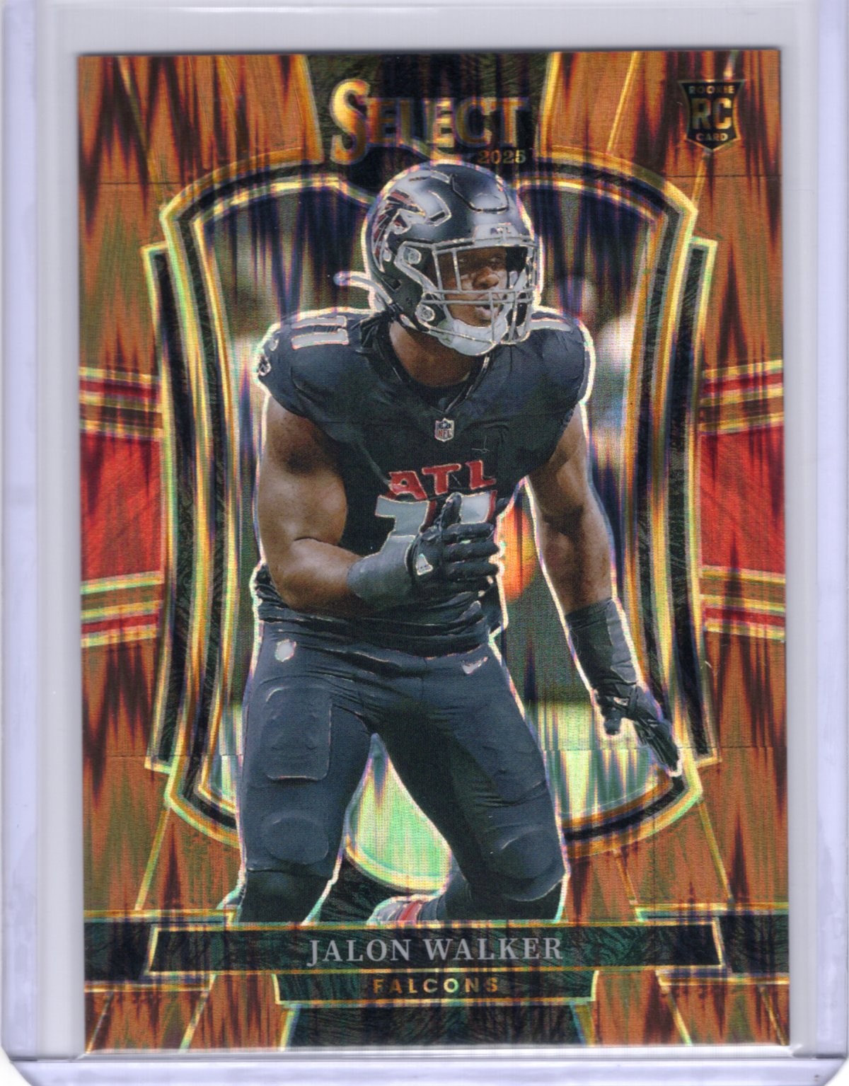 2025 Panini Select Jalon Walker #146 Copper Prizm Shock #/899