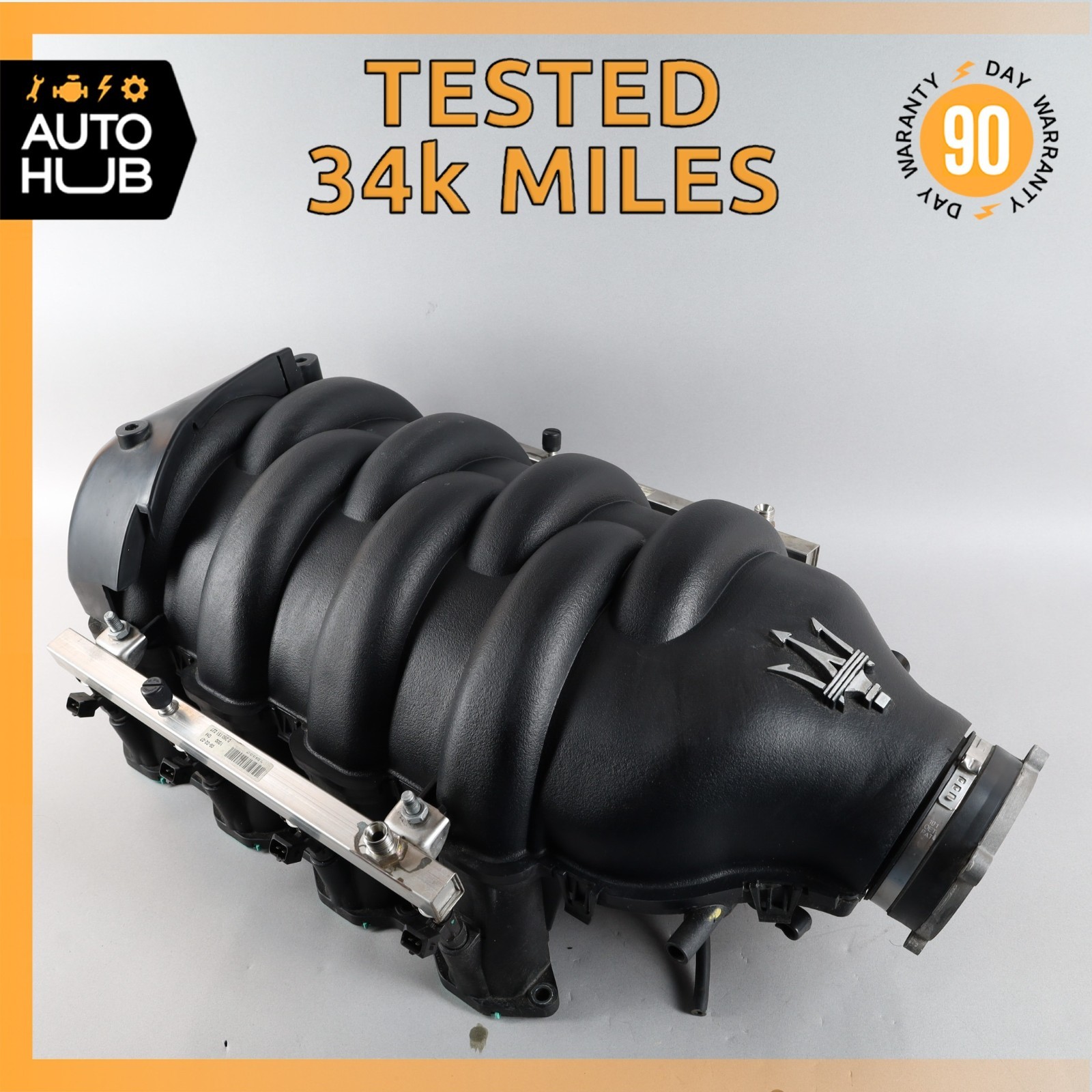 04-19 Maserati GranTurismo Engine Motor Air Intake Manifold w/ Fuel Rail OEM 34k