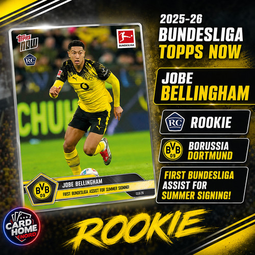Jobe Bellingham - 2025-26 Bundesliga Topps NOW® - Card 96 - PR: 1033