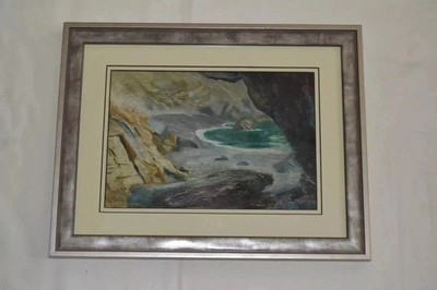 Frank Owen Salisbury signiertes Ölgemälde ''King Arthur's Cave II'' gelisteter Künstler