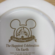 Walt Disney World The Happiest Celebration On Earth Collector Plate P1