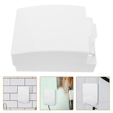 Self Adhesive Waterproof Socket Cover Durable Plastic Lockable Switch Protector