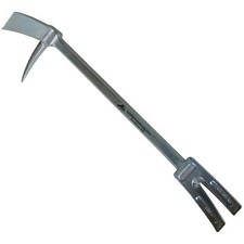 LEATHERHEAD TOOLS LB-24 Halligan Bar,Carbon Steel,2'L 31AZ04