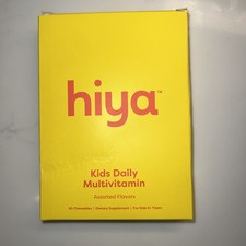 Hiya Kids Daily Multivitamin Assorted Flavors 30 Chewable Supplements for Age 2 