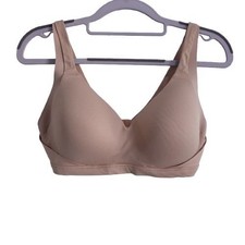 Warner's Back-Smoothing Comfort Wireless Lightly Lined T-Shirt Bra Size M Tan
